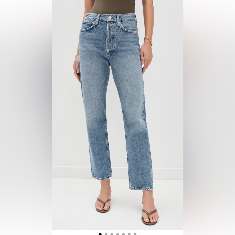 AGOLDE 90's Mid Rise Straight in Vault